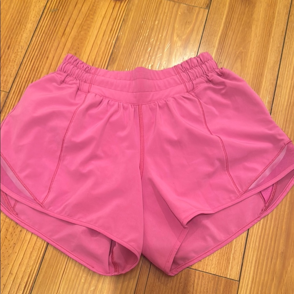 Lululemon Athletica Pink Athletic Shorts Lightweight Relaxed Fit